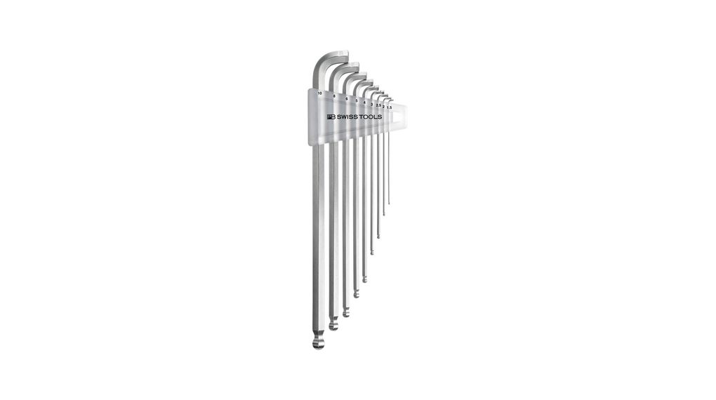 Hex Ball Point Key Set, L, 9pcs